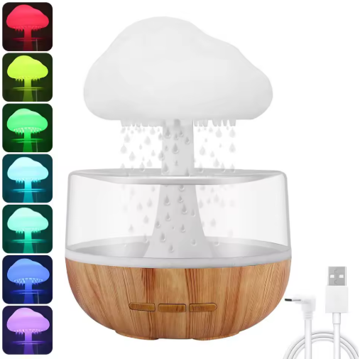 Humidificateur d’air – Nuage & Pluie lumineuse