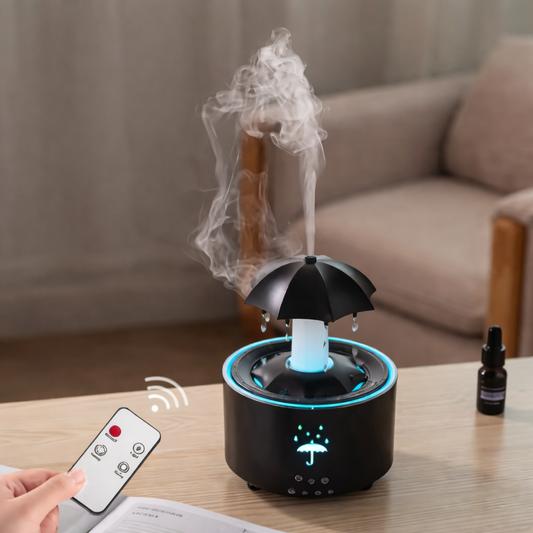 Humidificateur d’air – Parapluie & effet pluie