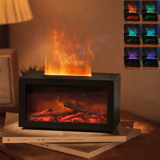 Humidificateur d'air Cheminée – Effet flamme apaisant