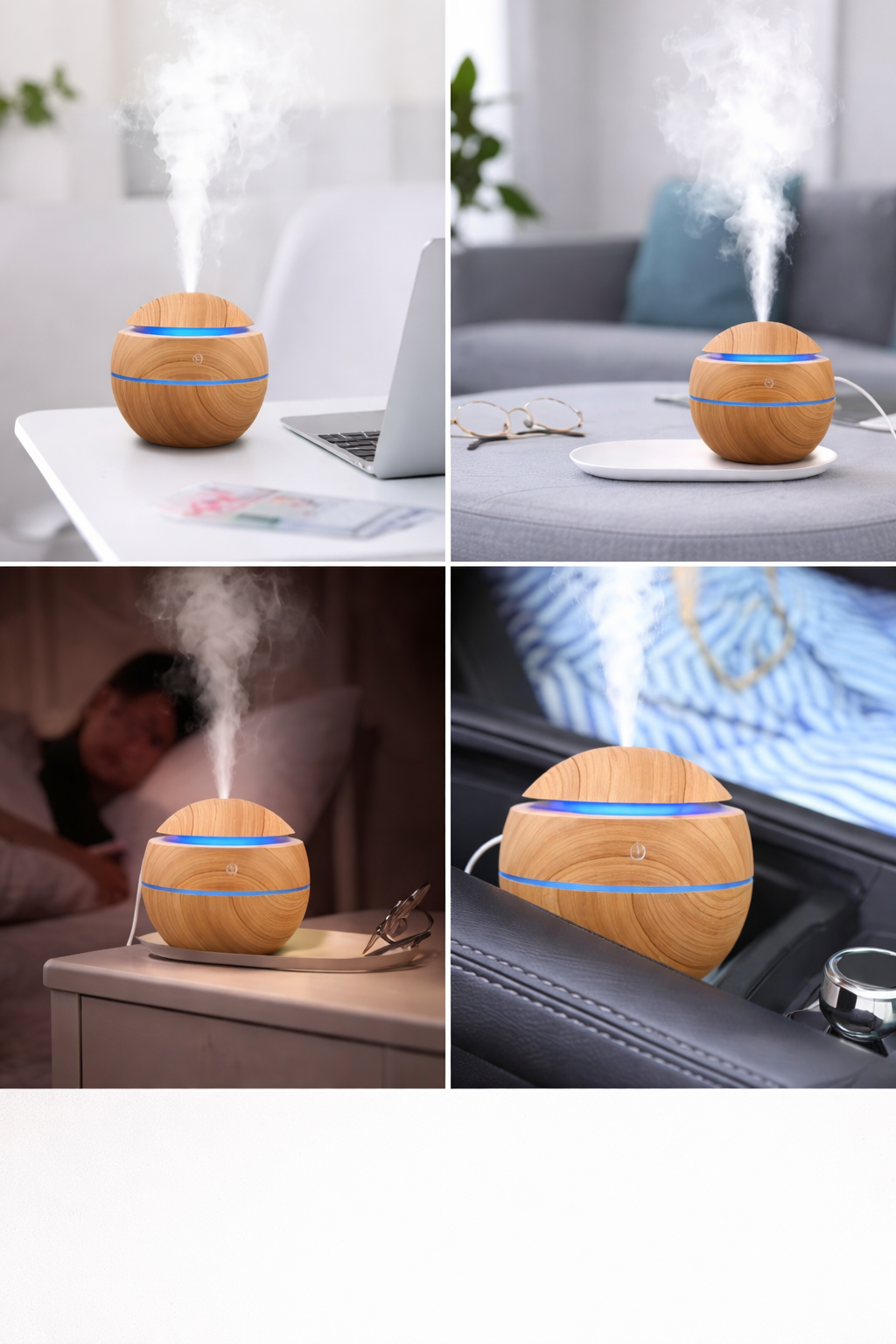 Humidificateur d’air – Effet Bois Naturel